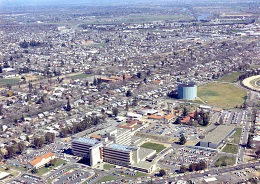 Sacramento Medical Center aerial 1969