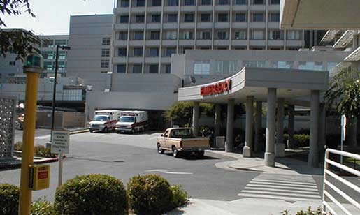 Emergency Department entrance, 1990s photo