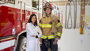 Cancer center researcher awarded grant to study lethal cancers in firefighters