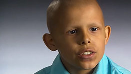 pediatric cancer patient, Zack