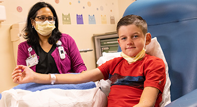 Pediatric gastroenterology patient Adam