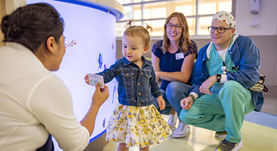 Pediatric surgery patient Ellie