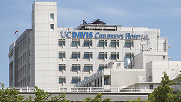 exterior of UC Davis Children's Hospital