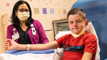 Pediatric gastroenterology patient Adam