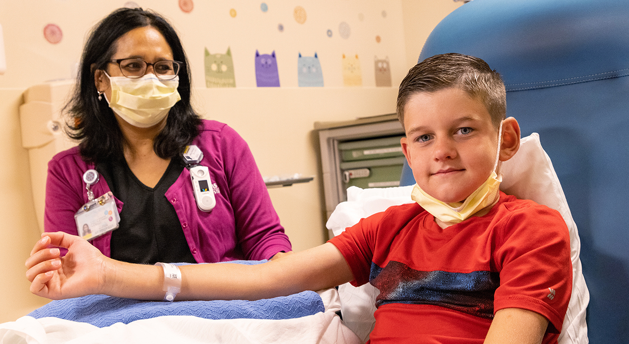 Pediatric gastroenterology patient Adam