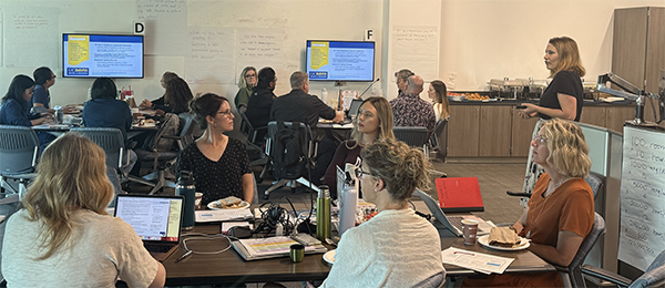 Sarina Fazio presenting at the 2025 EBP Immersive Program