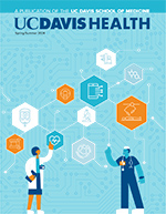 Current cover of UC Davis Health Magazine