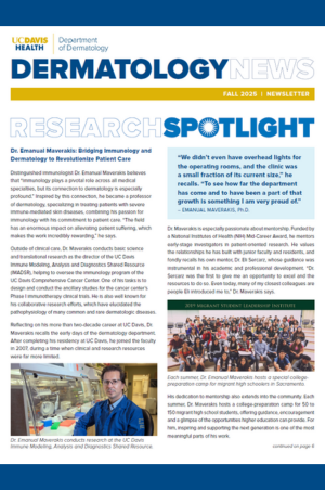 Dermatology Newsletter (c) UC Regents. All rights reserved.