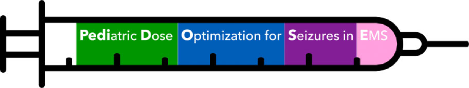 Pediatric Dose Optimization for Seizures in EMS (PediDOSE) Study Logo