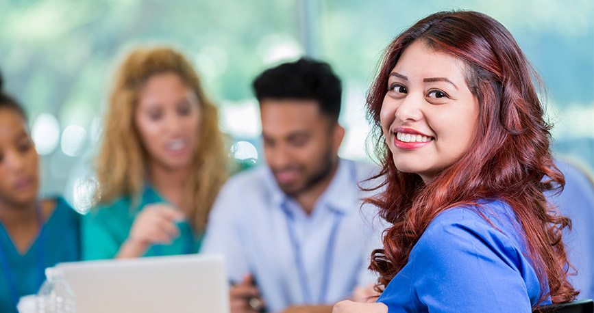 students in a learning environment