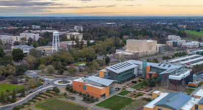 The UC Davis campus