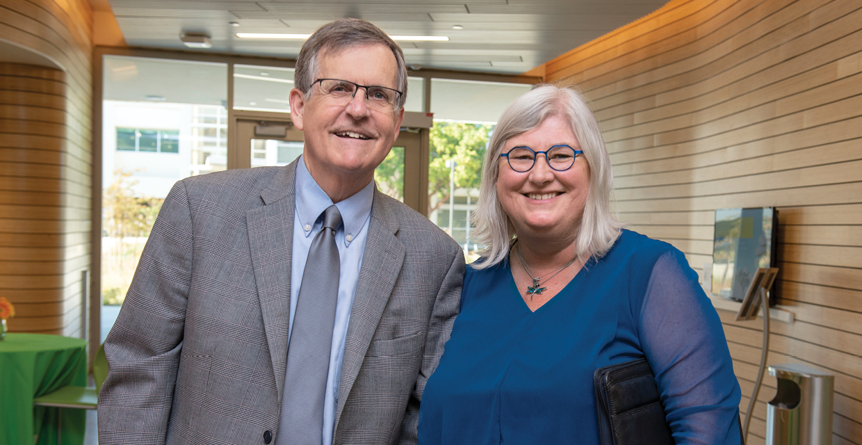 The co-champions of the Healthy Aging in a Digital World initiative Tom Nesbitt and Heather M. Young