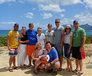 John Friden and family