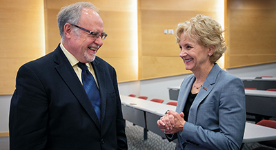 Stephen Cavanagh and Allison Brashear, new deans