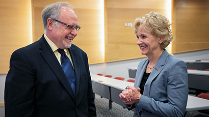 New deans Stephen Cavanagh and Allison Brashear