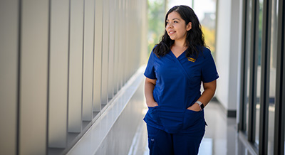 ICU nurse Lourdes Cueva