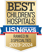 U.S. News & World Report Children Rankings Badge