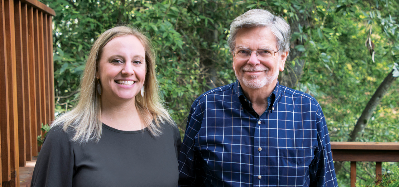 Emily Whitgob (M.D., ’12) and Stephen Whitgob (M.D., ’72)