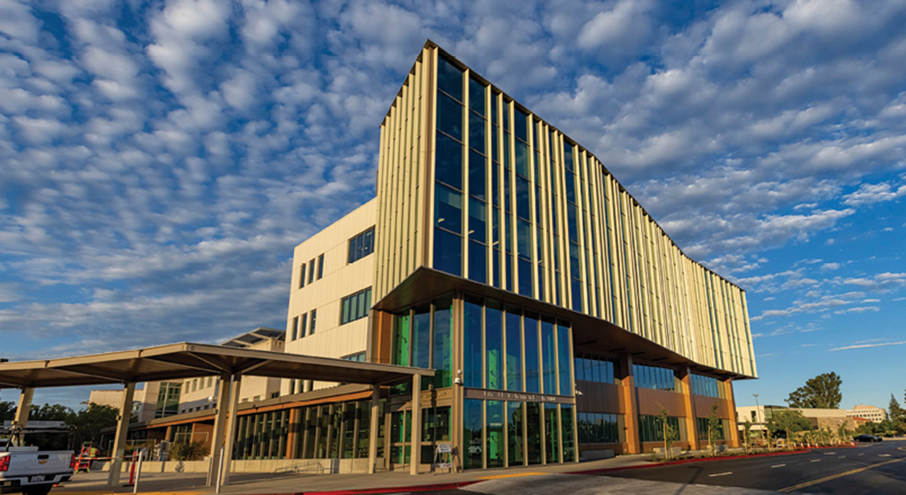 The Ernest E. Tschannen Eye Institute Building on the UC Davis Health Sacramento campus.