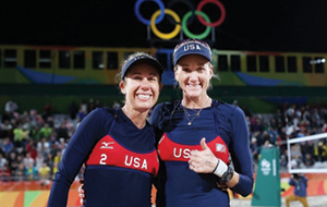 Kerri Walsh-Jennings and April Ross