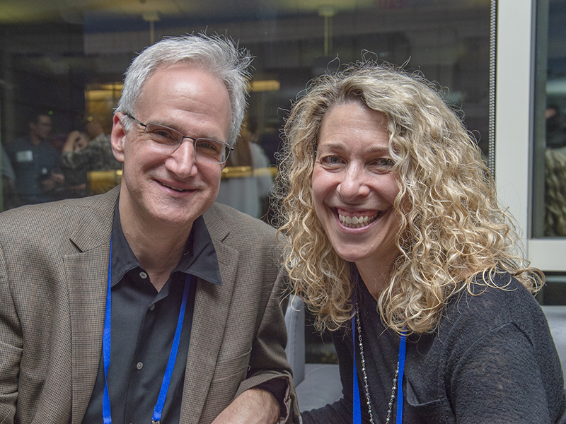 Roy Shaked (M.D., ’91) and his wife Alisa Bromberg.