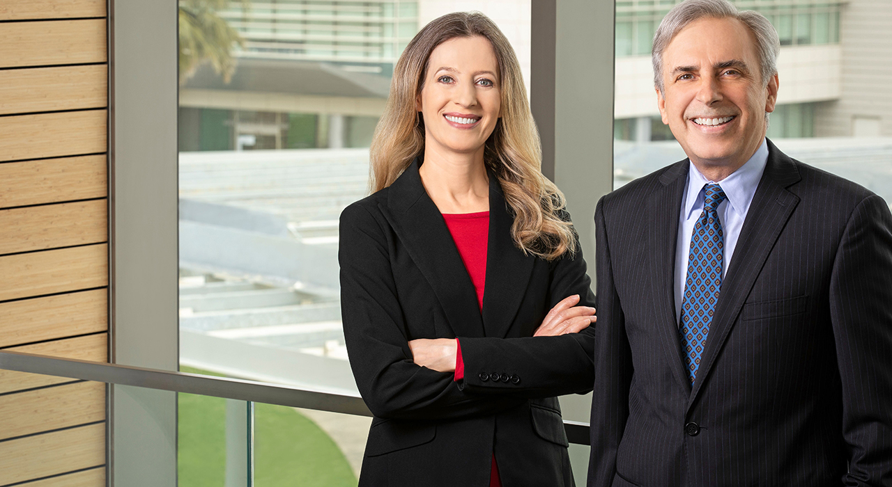 Project scientist Dorota Zolkowska and Professor Michael Rogawski