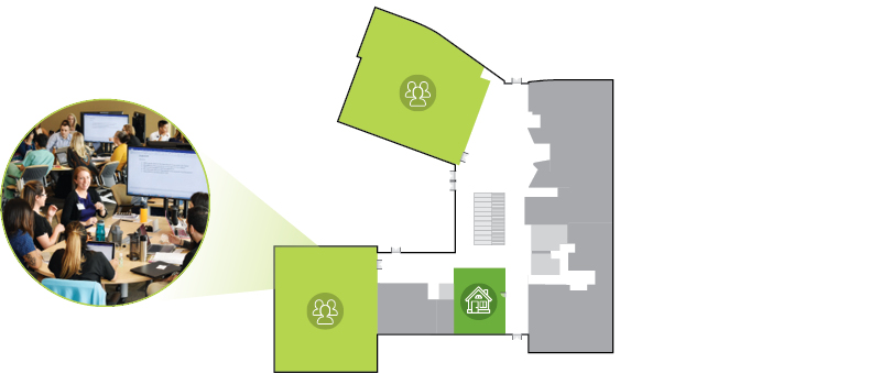 School of Nursing floor-plan floor 1