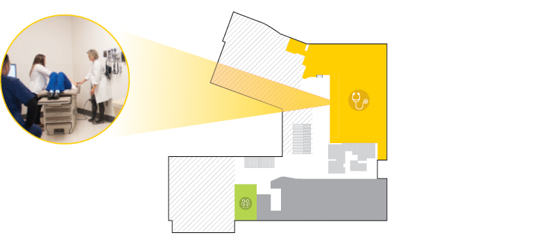 School of Nursing floor-plan floor 2