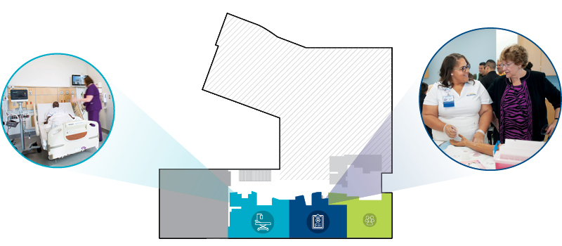 School of Nursing floorplan floor 3