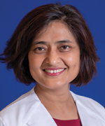 Associate professor of cardiology Surabhi Atreja, M.D., F.A.C.C., R.P.V.I.