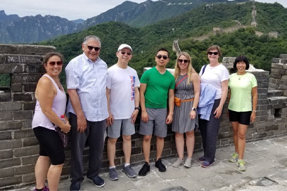 UC Davis Health staff visit The Great Wall at Mutianyu. (c) UC Davis Regents