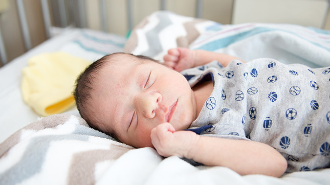 Tiny baby in NICU