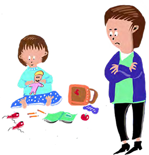 mom get upset with daughter