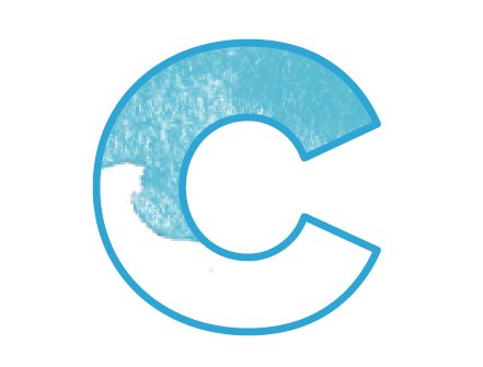 The letter C