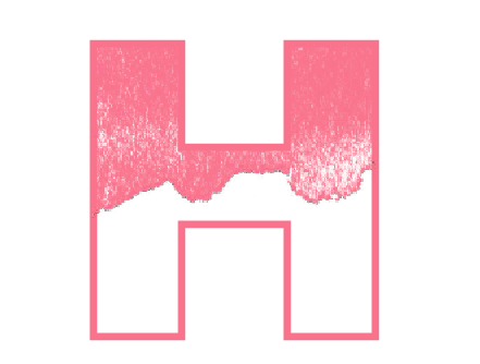 The letter H