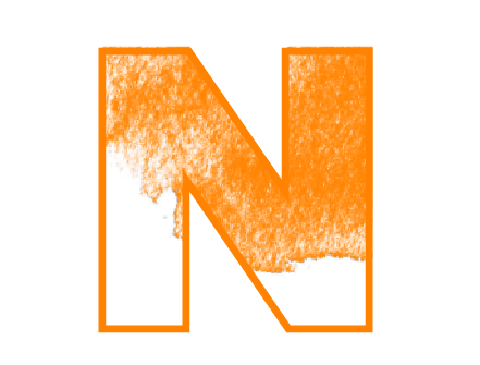 The letter N