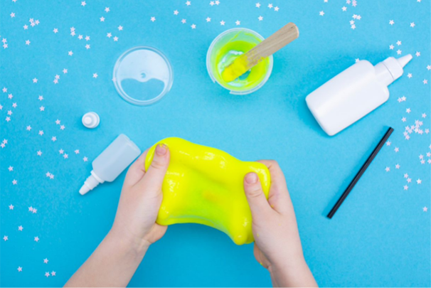 Slime activity kit supplies