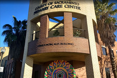 Sacramento County Health Center rotunda