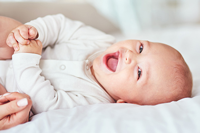 Smiling baby