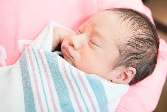 Alex Rosas at 1 month old.