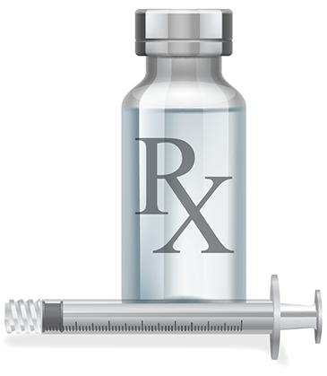 medicine with syringes