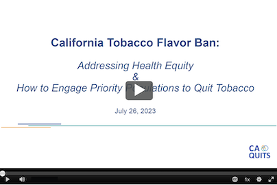 The first page of the webinar presentation slides with the title of the webinar