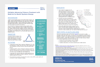 An image of the 2023 Policy Brief