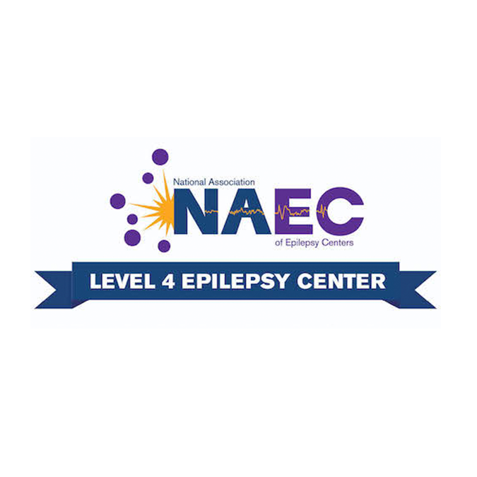 NAEC Level 4 Epilepsy Center badge