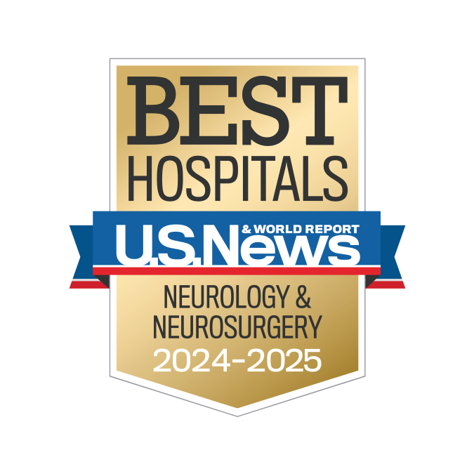 US News & World Report neurology and neuro surgery badge