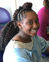 Ameiah Williams' hospital stay in 2018 was a scary time for she and her family, but Ameiah smiled through it all.