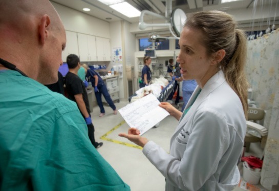 Two doctors discussing something