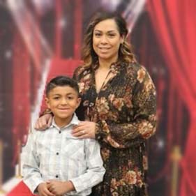 Daisy Franco with Isaac