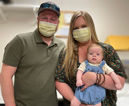 Michelle and Jeff with baby Tobi