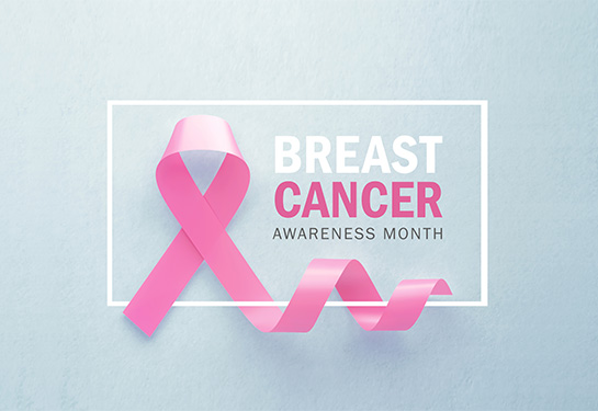 Breast cancer awareness month logo